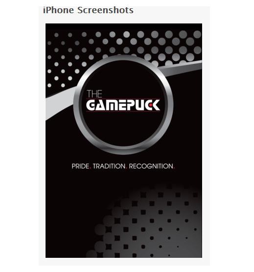 The Game Puck iPhone App: The Game Puck iPhone App